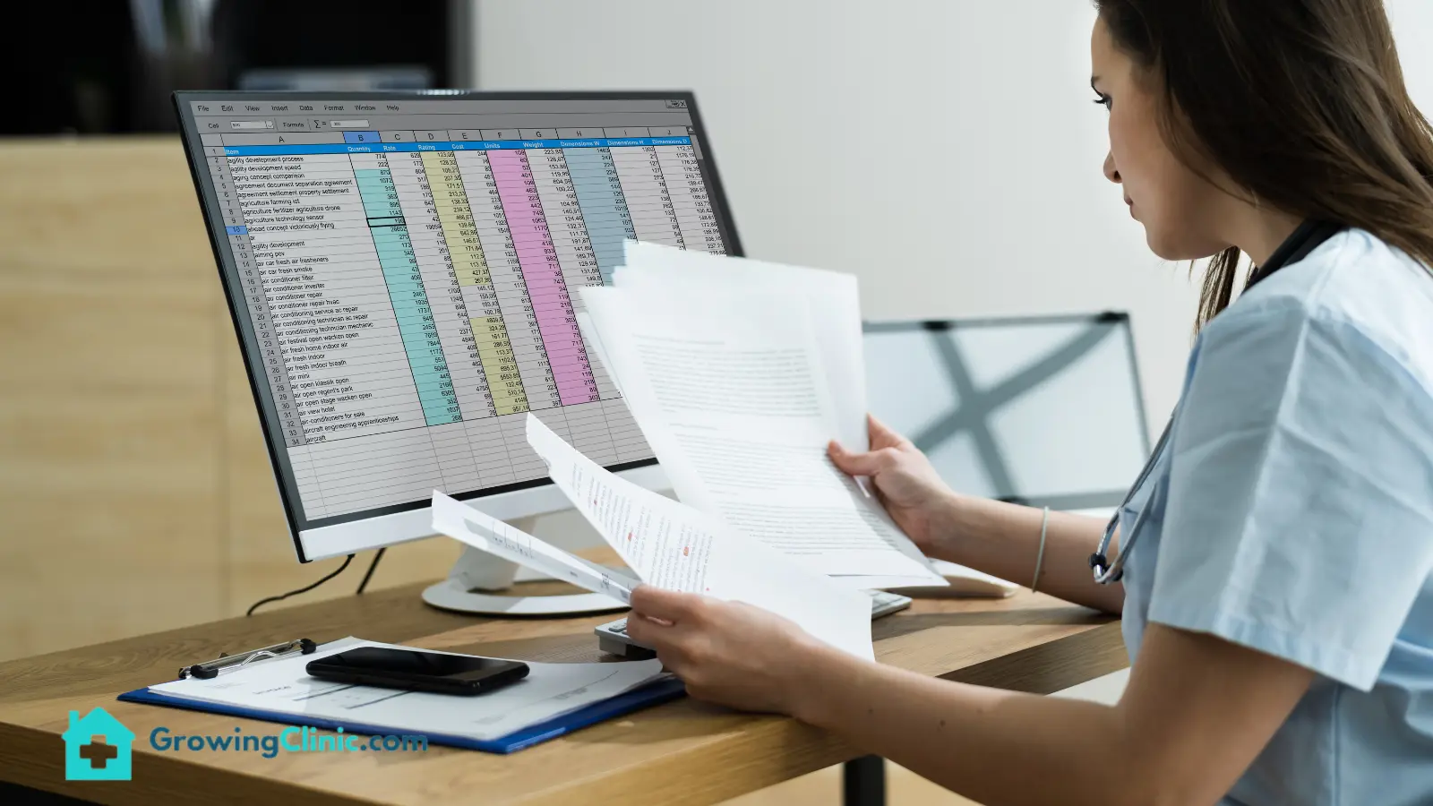 medical-office Medical Office Work Paying Bills